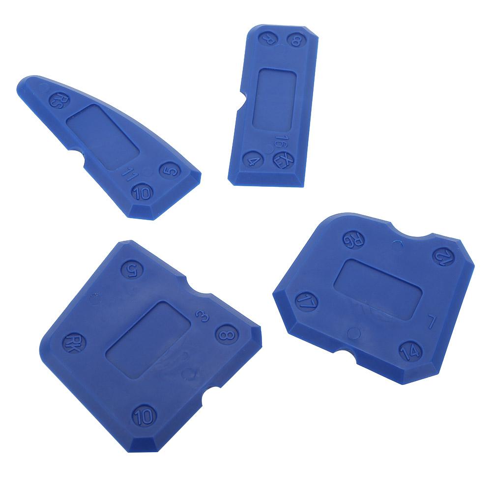 8PCS Caulk Tools Kit Silicone Glass Cement Caulking Scraper for Sealant Grout Finishing Sealing