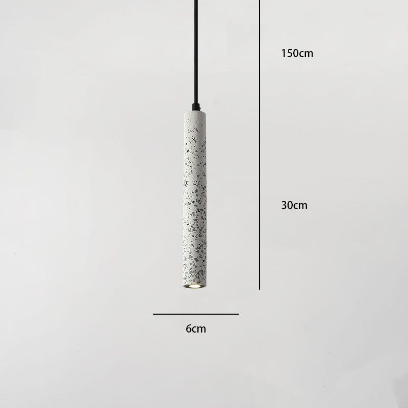 Minimalist Terrazzo Cement Pendant Light for Coffee Shops & Bedrooms