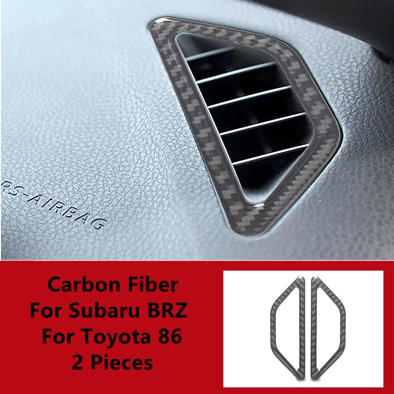 Auto Innere Mittelkonsole Und Instrumententafel Air Outlet Dekoration Abdeckung Trim Aufkleber Aufkleber Für Subaru BRZ Für Toyota