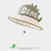 Kids Dinosaur Sun Hat Summer Mesh Breathable UV Protection Bucket Cap for Boys and Girls Fashionable Shade