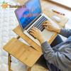 Minimalist Bamboo Laptop Bed Desk - Perfect for Dorms & Study Spaces