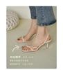 Fashion Comemore Women's Sandals Open Toe Ladies Sandal Summer Elegant Woman Shoes with Low Heels Casual Female Sandalia Thin High Heels