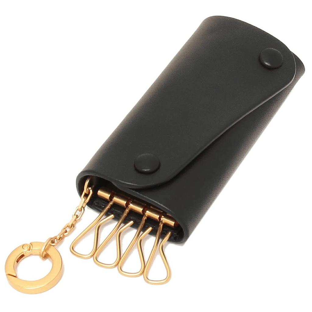 Key Case Key Ring Black IL BISONTE SKH090 PV0011 BK255G SKH087 [IL BISONTE] Men's Women's [Item]