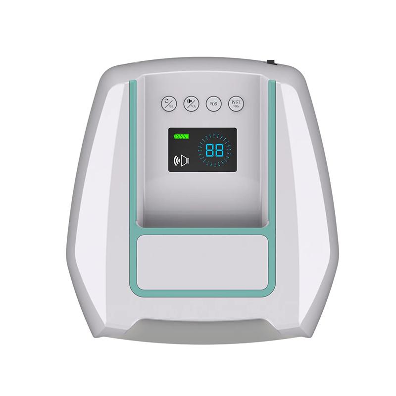 Professional Mirror Bottom Rechargeable Nail Lamp with Handle Wireless Gel Polish Dryer Machine Cordless Nail UV LED Lamp