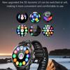 2025 New 1.7-inch Smart Watch Men 1100mAh High-Capacity Battery LED Torch & Compass 3ATM & IP68 Bluetooth Call Sports Smartwatch