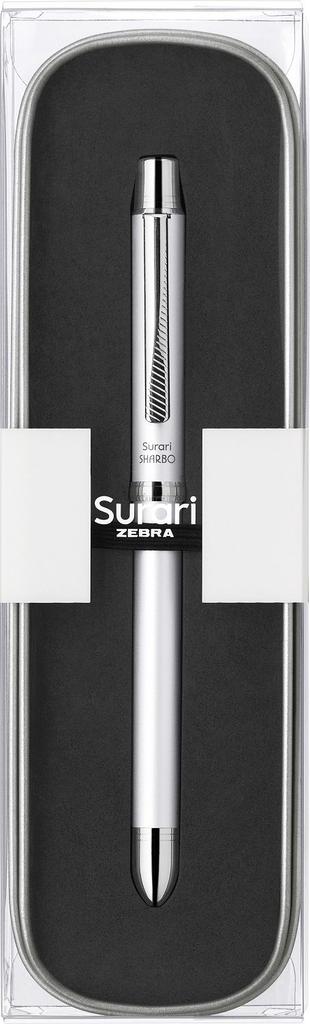 Zebra Slurry Sharbo 2000 Limited Edition Multi-Function Pen, Color, Silver, PC-SB27-S