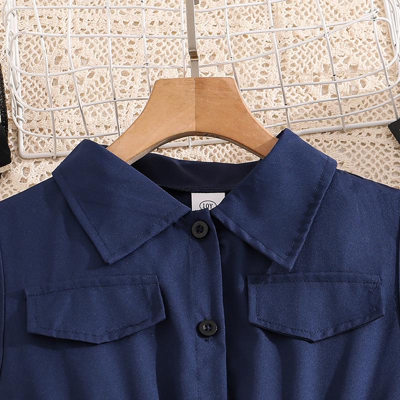 2026 Spring/Summer Kids' Academy Style Sleeveless Pleated Dress