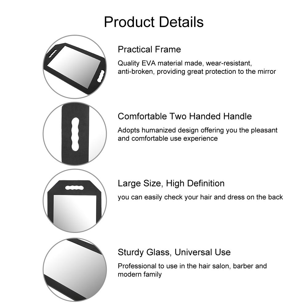 Professional Hairdresser Back Mirror for Hair Salon Barber Two Handed Beauty Salon Mirror
