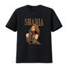 Vintage tričko Shania Twain s leopardím vzorem Retro Vychována na country hudbě Univerzální Ležérní dom