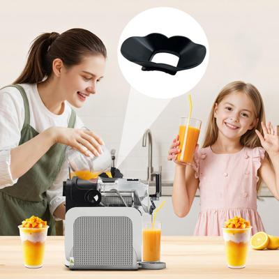 Spritzschutz für Ninja Slushie-Maschine FS301 und FS300 Auslaufsichere Spritzschutzabdeckung Einfache Einhandbedienung Kunststoffzubehör für reibungsloses Ausgießen