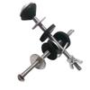 Accessory Toilet Bolts Hardware Plastic/Stainless Steel White/Silver