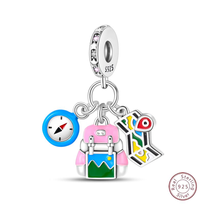 Copper Beaded Pendant Shiny Zirconia Cute Bow Original 3Mm Bracelet Women Fine Jewelry