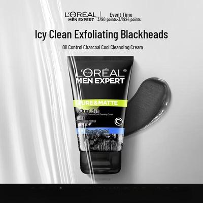 L'Oréal Men Expert Oil Control Icy Charcoal Face Wash 100ml