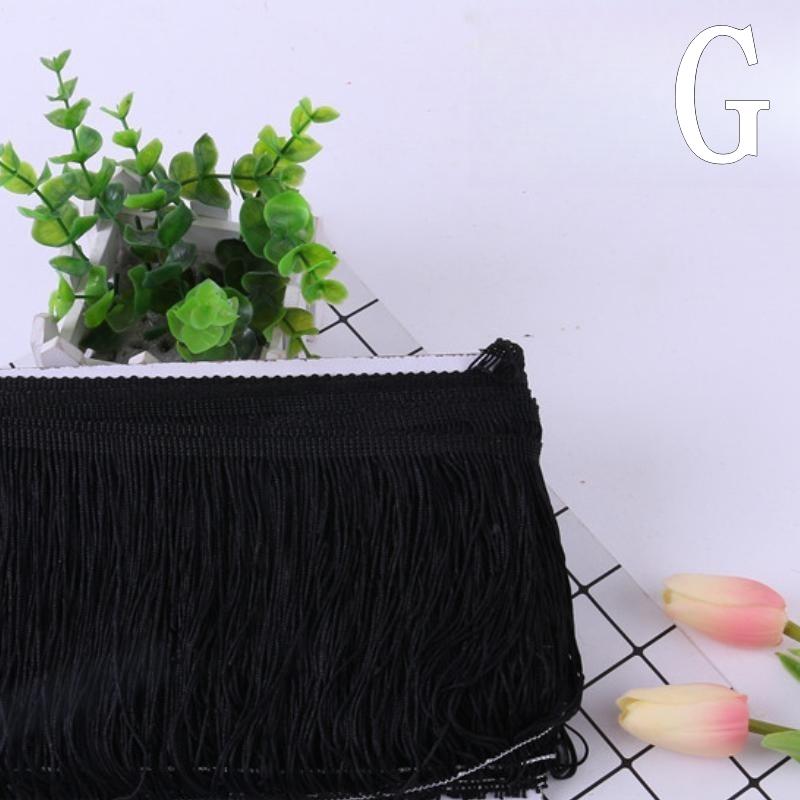 New 10 Yards 15cm Long Tassel Fringe Lace Trim Ribbon Tassels For Curtains Dresses Fringes Sewing Trimmings Accessories Crafts