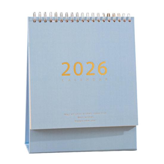 2026 Desk Calendar Retro Style Thick Paper Time Management Planner Home Office School Daily Schedule Planner