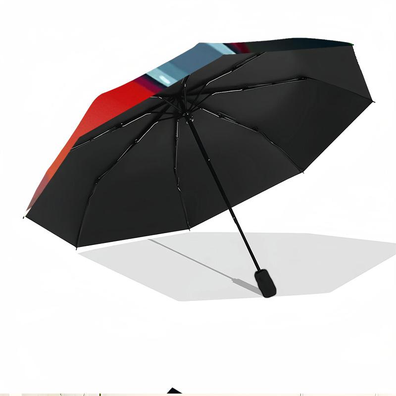 Among Us Print Automatic Open Close Umbrella, Portable Foldable Umbrella, for Outdoor Commute Camping Trip, Ideal Birthday Gift