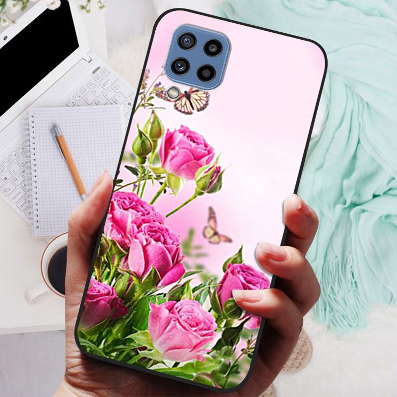 For Samsung M32 Case SM-M325F TPU Luxury Soft Fashion Silicone Phone Case For Samsung Galaxy M32 Coque Back Cover Fundas Shell