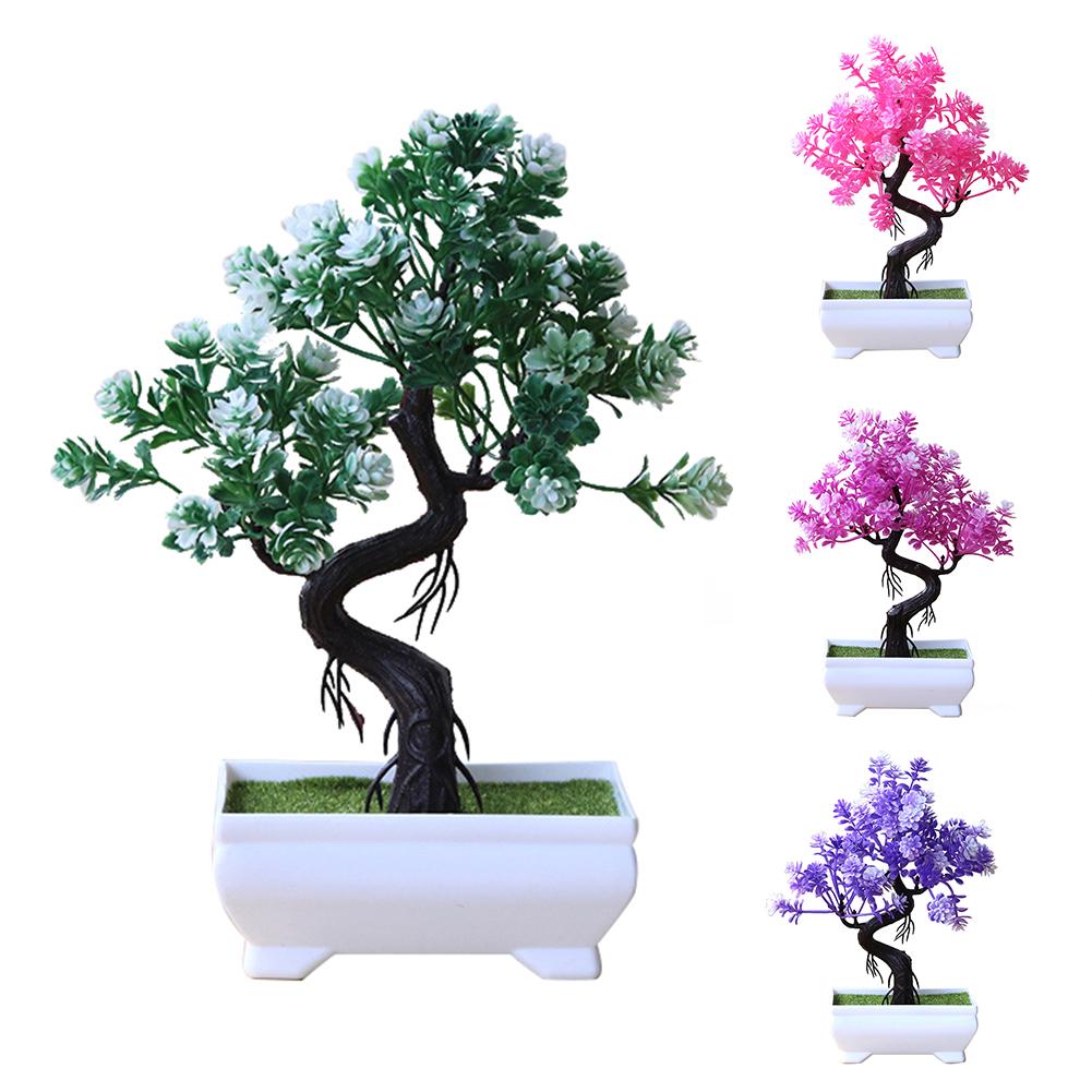 Yousheng Home Decor Artificial Potted Tree Bonsai Simulation Plant