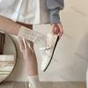 Women's Square Toe Shallow Ballet Single Shoes New Fashion Buckle Spring Autumn Mary Jane Ladies Round Toe Platform Casual Shoes