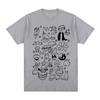 Cute Cat Vintage Tshirt Harajuku Clothing Streetwear Cotton Unisex T Shirt New Tee Tshirt Unisex Tops