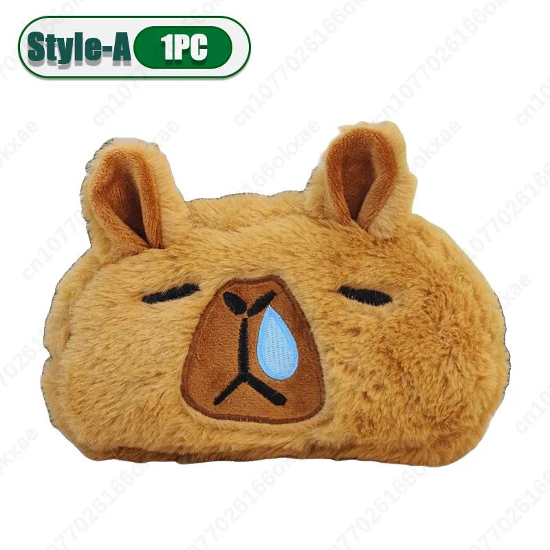 Kapybara Stationery Pen Bag Cute Guinea Pig Large Capacity Plush Stationery Japanese Pen Box Learning Stationery Supplies