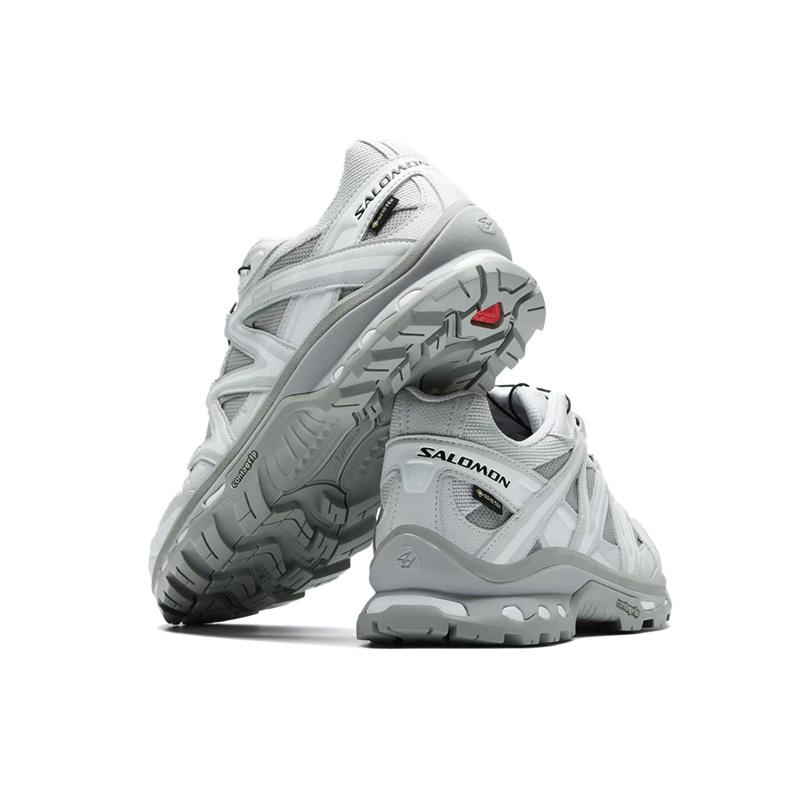 SALOMON Xt-Quest Gtx Versatile Simple Waterproof Breathable Warm Low-Top Hiking Shoes Unisex Hiking Shoes Gray White 474296