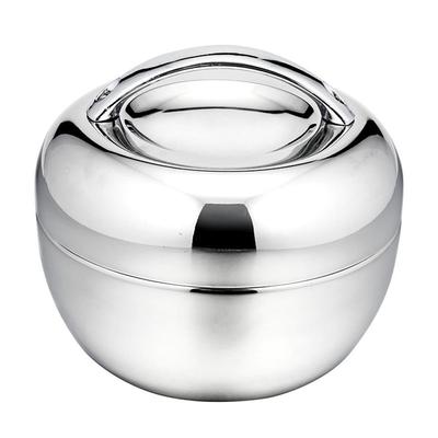Korean Apple Portable Stainless Steel Lunch Box Double Layer Lunchbox