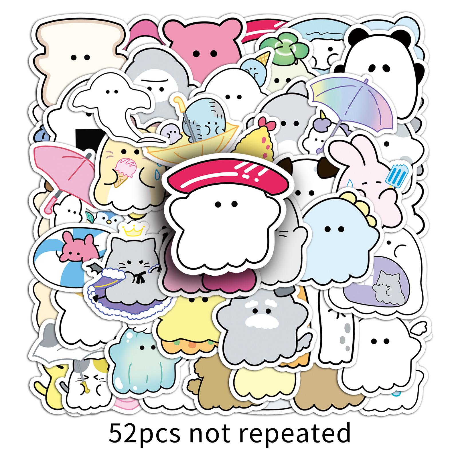 

Youyou Family Stickers: 52 Cute Cartoon Waterproof Decals for Phones, Computers, Cups, and Notebooks