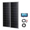 200W Monocrystalline Solar Panel Kit 2PCS Solar Panels & Charge Controller