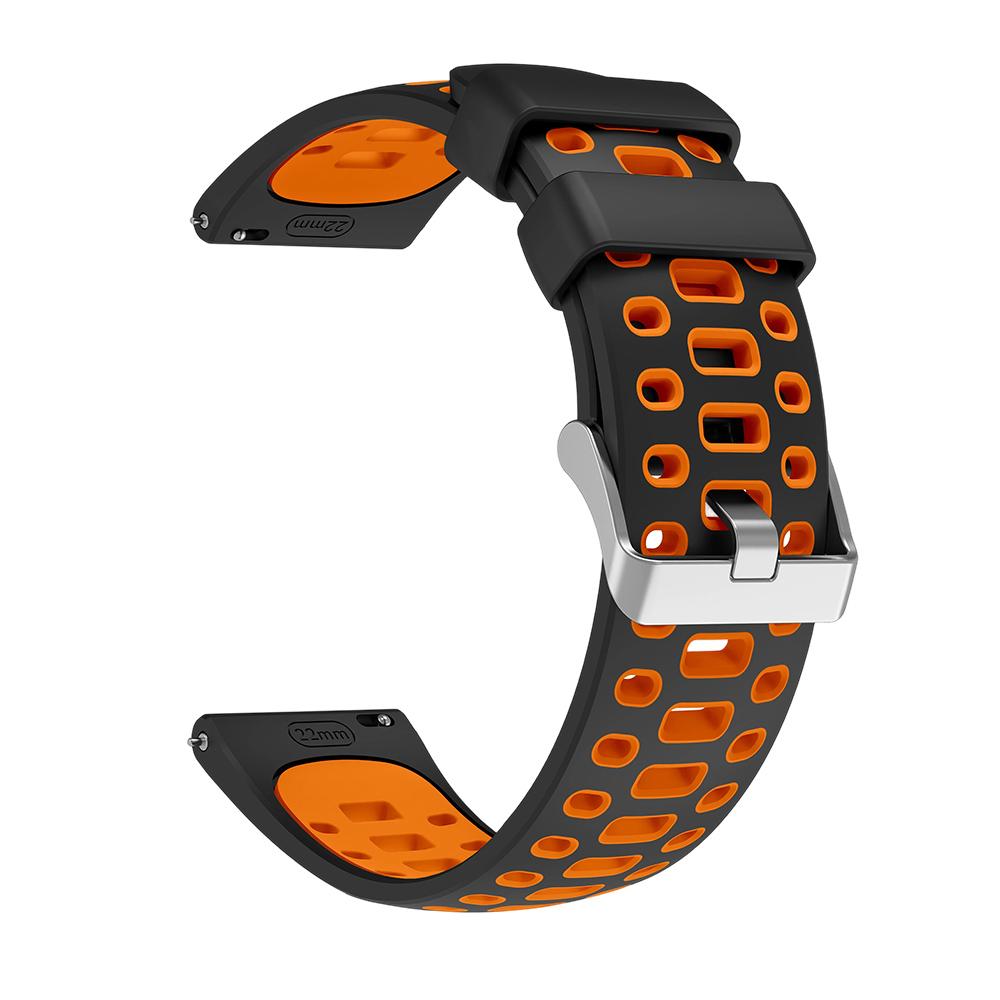 Cinturino per Orologio in Silicone Bicolore da 22MM per Huawei GT Runner 2 Gt6/Gt5 46mm Cinturino per Orologio Sportivo da Esterno per Huawei GT Runner 2