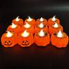 1-20PCS Halloween LED Pumpkin Electronic Candles Lights Halloween Horror Party Night Lights Home Porch Haunted House Decorations