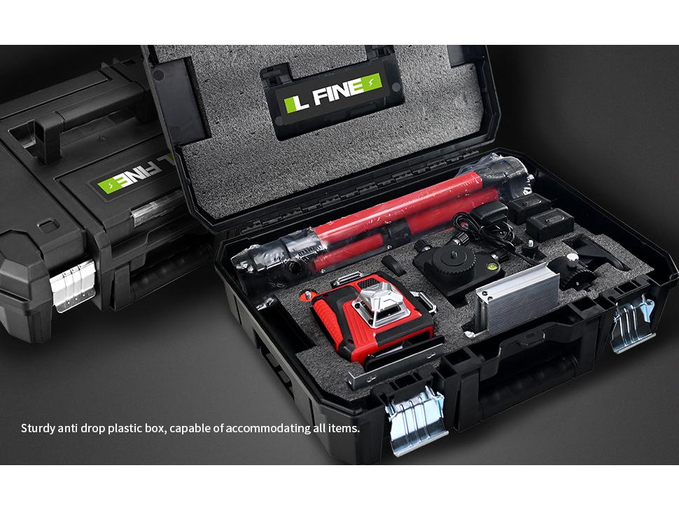 Επίπεδο λέιζερ 16 γραμμών LFINE με βραχίονα 4D/3D