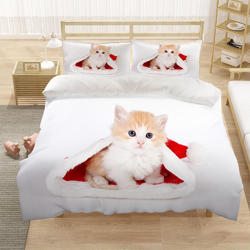 100% Polyester Bedding Set US CalifKing Winter Bedroom Duvet Cover Pillowcaes Home Textile Set Dropshipping Wholesale