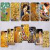 QE14 Gustav Klimt Transparent Phone Case for Samsung Galaxy A04 A04S A14 A23 A34 A54 M23 M33 M52 M53