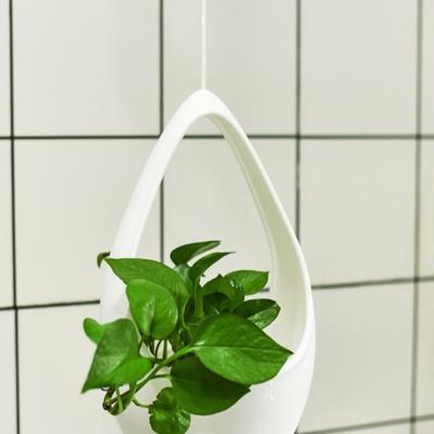 Thickened Hanging Flower Pot Large Capacity Breathable Hanging Planter Chain Hooks Decorative Vertical Planter Basket Wall Decor