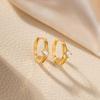 High-End Rhinestone Hoop Earrings In European, American, Japanese, and Korean Styles