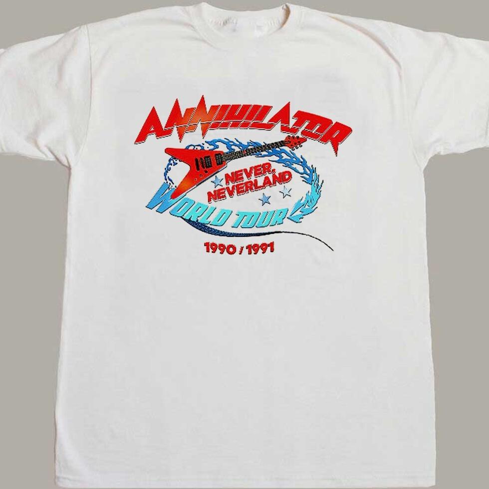 New ANNIHILATOR WORLD TOUR Gift For Fans Unisex S-5XL Shirt CT177 Unisex T-Shirt XXXXL
