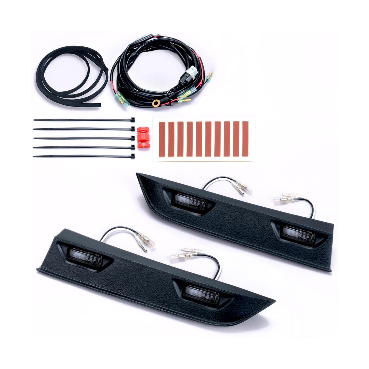 

IPF Габаритные огни для решетки радиатора для Toyota Hiace 200 Специально разработаны для стандартной модели Без модификаций Легко интегрируются Техосмотр транспортного средства Дымчато-белые Левый и правый белый