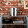 Practical Nonrust Steel Airtight Kitchen Storage Bucket Removable Lid Easy To Cleaning Food Preservations Container
