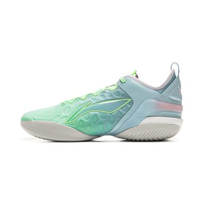 Li Ning Yushuai 19V2 Basketball Shoes Men's Low Top Turquoise ABAV049-3