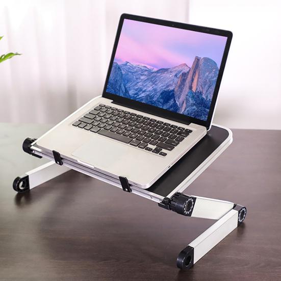 Foldable Aluminum Alloy Notebook Stand Adjustable Laptop Heighten Desktop Holder