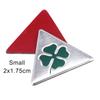  1/3pcs Green Four-leaf Clover Logo Sticker For Alfa Romeo 156 166 159 Giulietta Stelvio Car Side Fender Badge Trunk Emblem Decalqwe5
