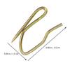 50Pcs Metal Curtain Hook Multifunctional Drapery Hook for Shower Curtain Window Accessories Sturdy Home Decoration Clips
