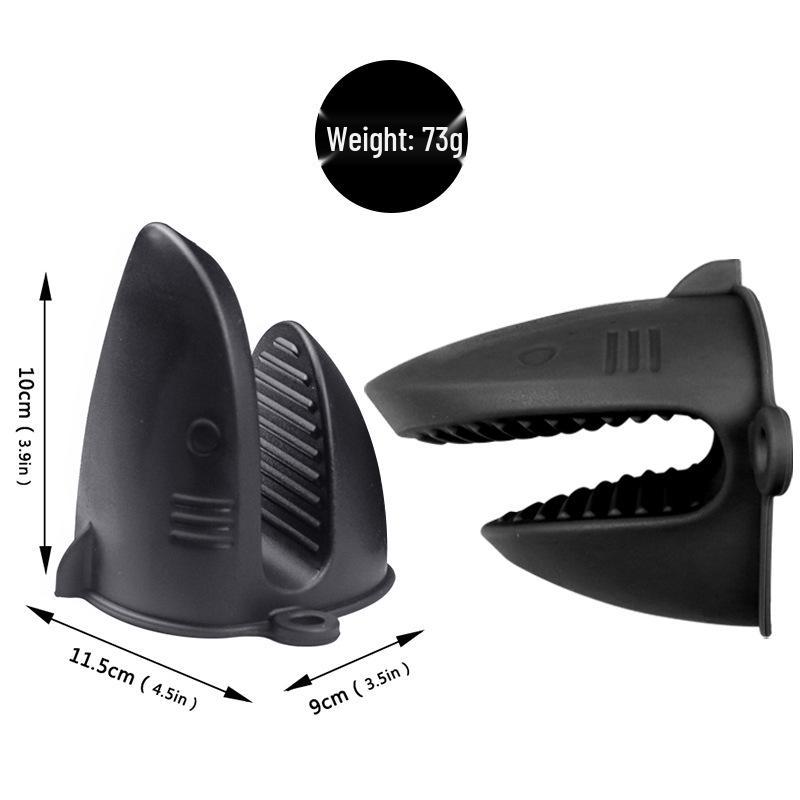 Heat-Resistant Non-Slip Silicone Oven Gloves & Bowl Clip