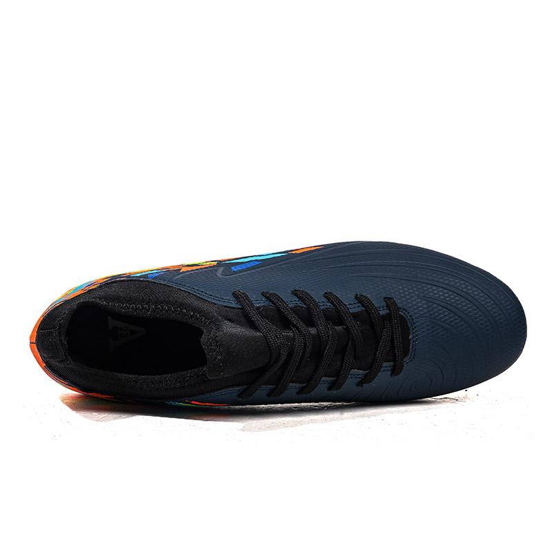 New Men Kids Soccer Shoes Cleats Football Boots Sports Long Studs Shoes for Training Competition