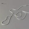 Silver Chain Necklace Silver Plated Women Clavicle Choker Thin Necklace Jewelry for Daily Wear Gifts Dates Parties