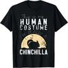 Halloween Human Costume Chinchilla Creepy Horror T-Shirt