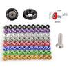 10pcs 19mm Car Wheel Nut Caps Anti-Rust Auto Hub Coloured Screw Cover Car Tyre Nut Bolt Exterior Decoration Car Refitting