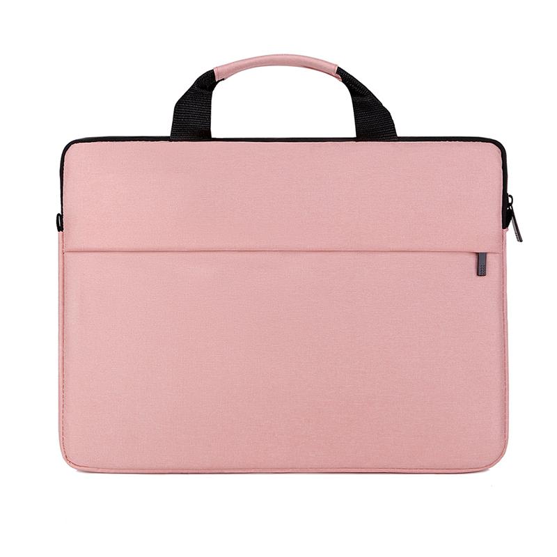 

Laptop Bag Women 2025 13.3 14.1 15.6 17 Inch Office Notebook Sleeve Case Travel Computer Handbag Elegant Fashion Luxury 14.1-inch рожевий