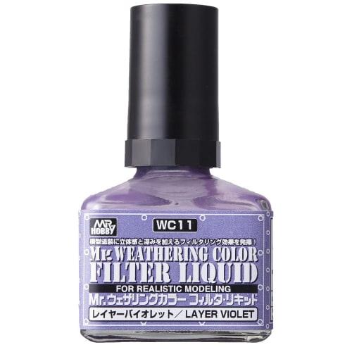

GSI Creos Mr. Weathering Color Filter Liquid Violet 40ml Hobby Paint WC11